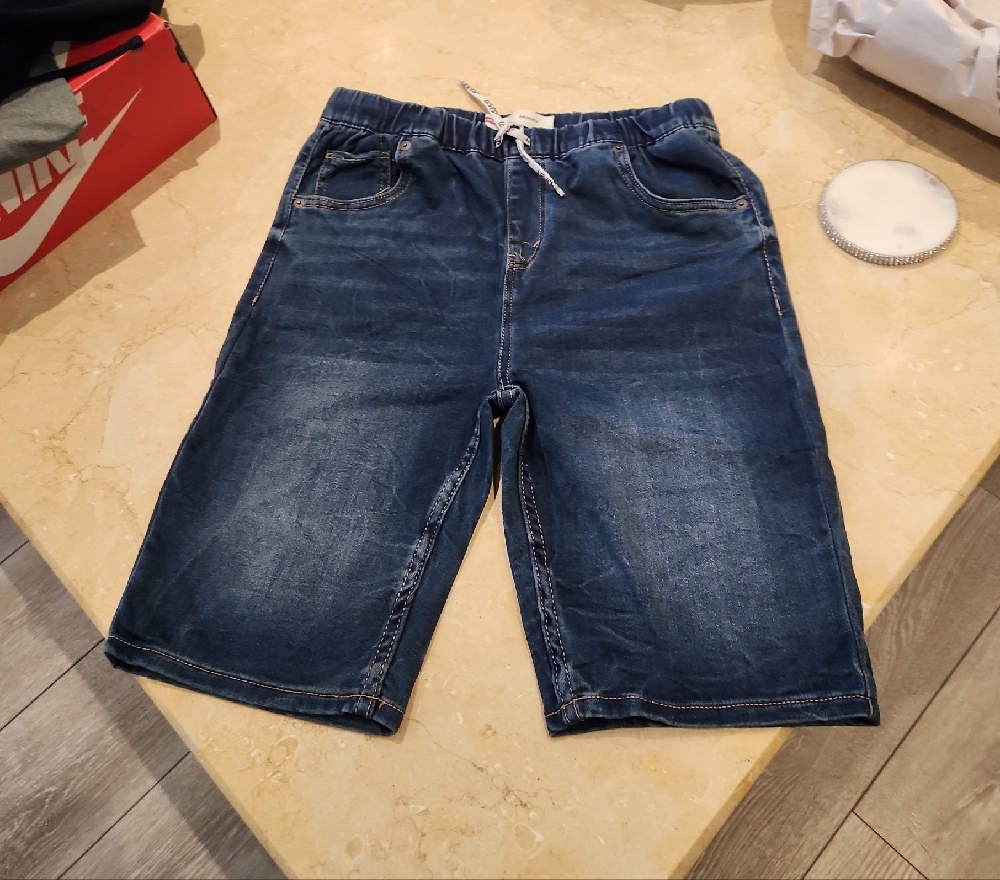 Kids Blue Denim Shorts